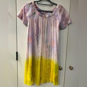 Anthropologie | HD in Paris Dipped Chroma Ombre Floral Sheath Dress 2